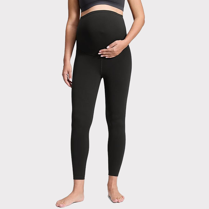 Black maternity leggings