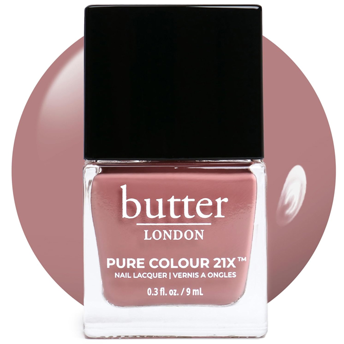 Bottle of butter nail polish.