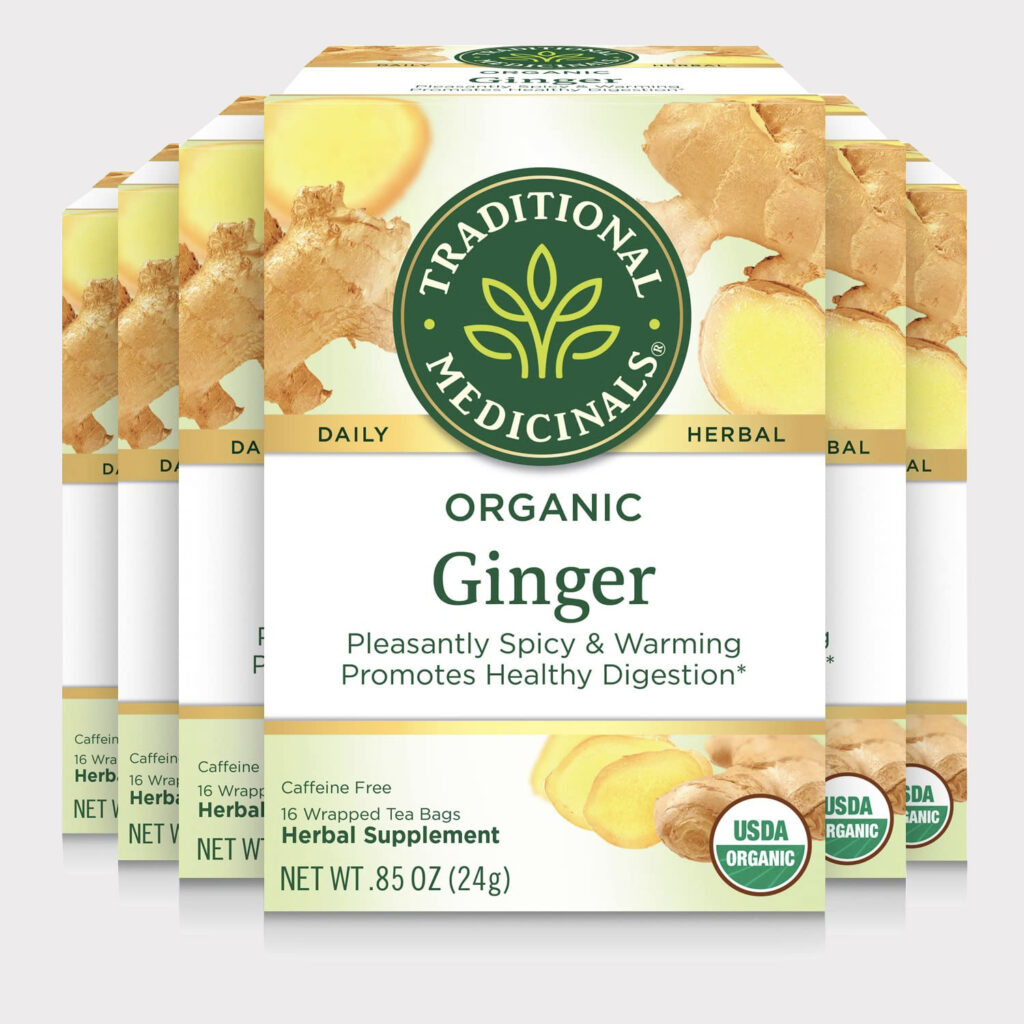 Traditional Medicinal Organic Ginger Herbal Leaf Tea