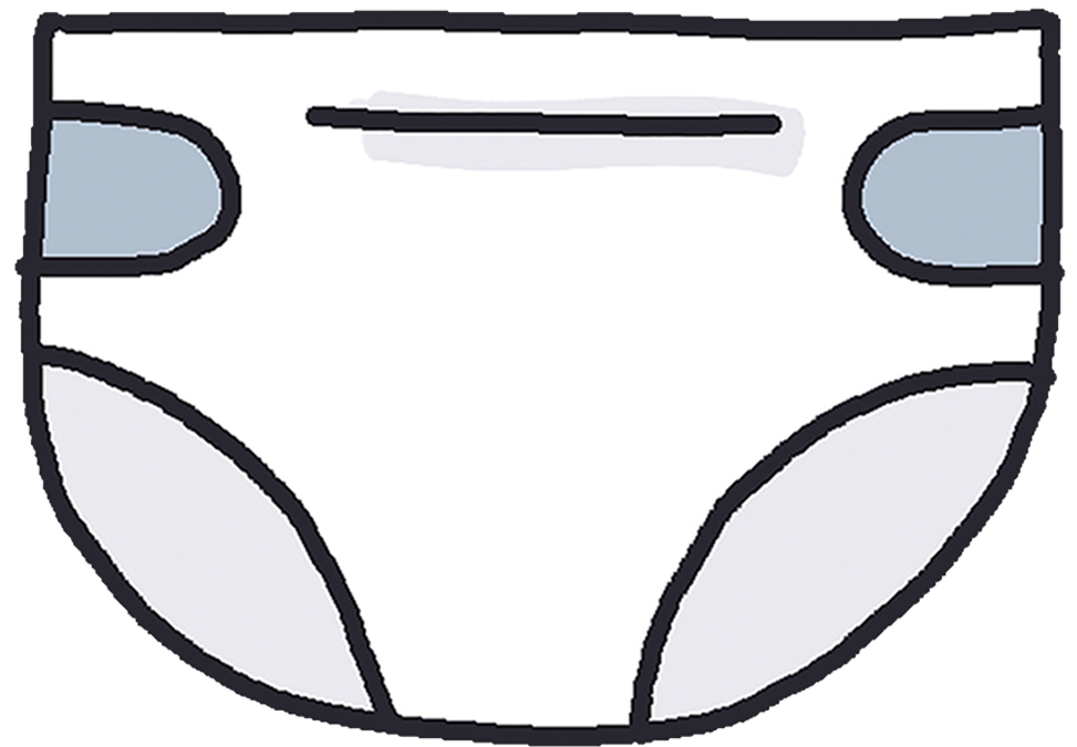 Cartoon diaper